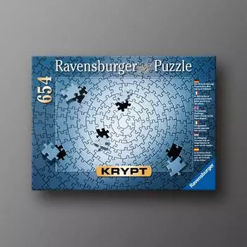 Crypt Puzzle: Silver 654-piece Ravensburger Jigsaw Puzzle, popular Korean board game