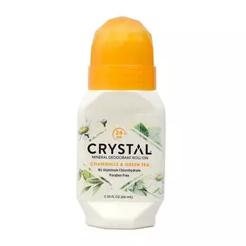 Crystal Дезодорант-роллер Essence Mineral с ромашкой и зеленым чаем, 2,25 жидк.. унция