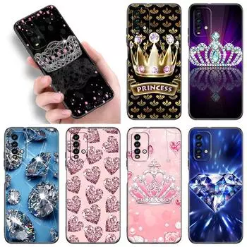 Crystal Diamond Phone Case For Xiaomi Redmi Note 5 6 9T K20 K40 K50 Pro 7A 8A 9A 9C 9i 10A 10C A1 S2 Soft TPU Black Cover Redmi Note 5(Pro)
