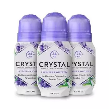 Crystal EssenceКристаллический дезодорант Лаванда и Белый чай 66 мл, 118 мл, 1 шт.