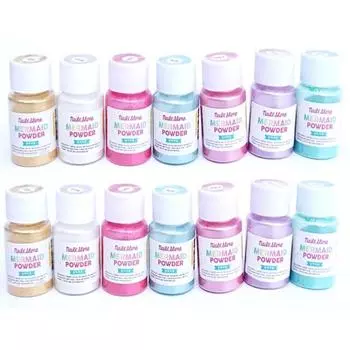 Crystal Fancy Sweet Day Русалка, жемчужный порошок, слизь, ингредиенты, набор из 7 предметов, 2 комплекта, популярные корейские игрушки