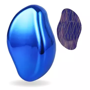 Crystal Hair Hair Удобный для домашнего использования [Schnaps] Эпилятор, Для удаления волос, Для женщин, Для мужчин, Отшелушивающий, Маленький, Легкий, Унисекс, Компактный, (синий)