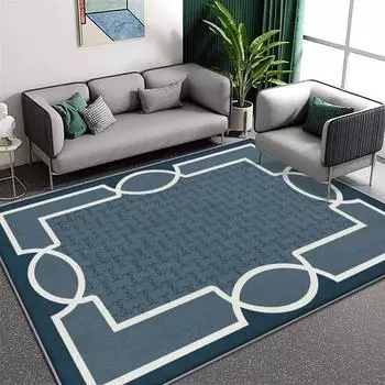 Crystal Light Luxury Simple Living Room Carpet Large Area Coffee Table Blanket Modern Household Bedroom Light Luxury Floor Mat 40*60cm