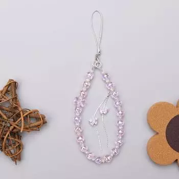 Crystal Mobile Phone Lanyard Strap Hand-beaded Bag Pendant Fashion Wrist Chain A