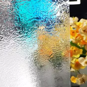 Crystal Pattern Window Film, Self-Adhesive Film, No Glue Static, Heat Control, Window Stickers, Home Decorations, G. Lass Decor 30x100cm