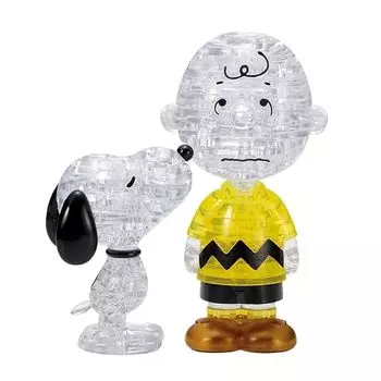 crystal puzzle Snoopy & Charlie Brown 50274
