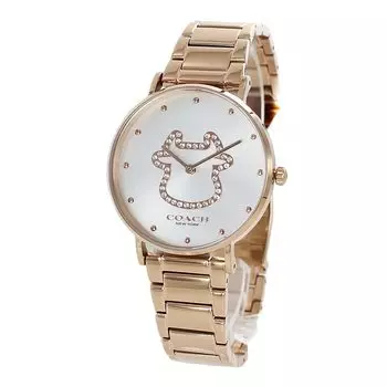 Crystal Rose Gold Bracelet 14503708 Watch [Coach] Women s [Item]