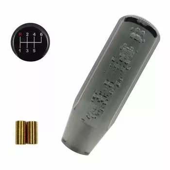 Crystal Shift for Low Cab Fuso Best One and Isuzu 07 Elf Conversion Knob, Foam, 150mm, Smoke, Canter, Fighter, Full-Con Fighter, (Includes Adapter)