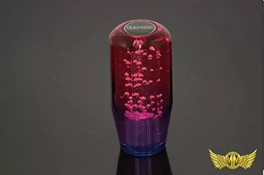 Crystal Shift Knob, Foam, Short, Gradient, 100mm, Red/Purple, MM75-0002-RP