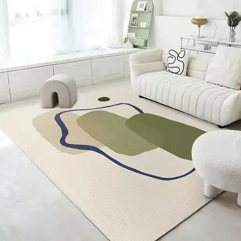 Crystal Velvet Маленький свежий Ins Style ковер для дома, гостиной, спальни, ковер у кровати, современный светлый роскошный коврик 40X60CM