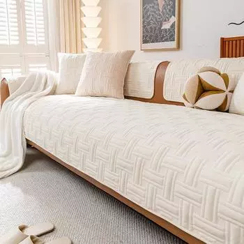 Crystal Velvet Sofa Cushion Four Seasons Universal Living Room Non-Slip Sofa Cushion Autumn Winter Sofa Cover Cover Cloth Towel 70x70