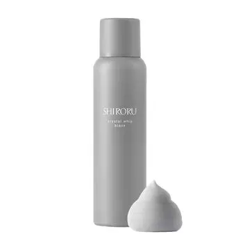 Crystal Whip Black и угольная кислота поглощают всю грязь с вашего умытого лица x 1 [SHIRORU] Угольные поры (гель для умывания лица/пенка для умывания лица/газированный гель для умывания)