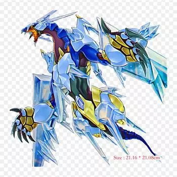 Crystal Yu Gi Oh Коллекционная карточная игра Future Card Buddyfi Утюг на теплопередаче Печать Виниловые нашивки Наклейка для одежды DIY Аппликации Моющиеся нашивки