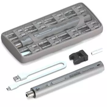 CS1901A Набор аккумуляторных электрических отверток 1,5 Нм Мини-инструменты Зарядка через USB Электрическая отвертка 3,7 В с переменной скоростью 1