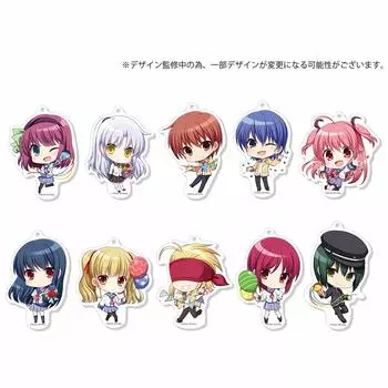 CS.FRONT Angel Beats Marutto Стенд Брелок 01 Том. 1 65 x 65 мм Акрил AN501-ABS01 Коробка из 10 шт.