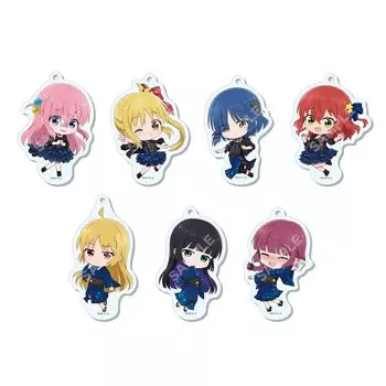 CS Front Bocchi The Marutto Stand Key Chain 02 Часть 2 65 x 65 мм Коробка из 7 шт. (CS.FRONT) Камень! приблизительно. Акрил/Железо/Латунь CS0000-5608