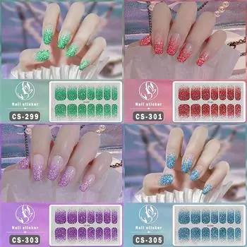 CS водостойкая необжигаемая гель-лак для ногтей пленка с полным проникновением льда вспышка белая наклейка для ногтей бумага для ногтей CS289