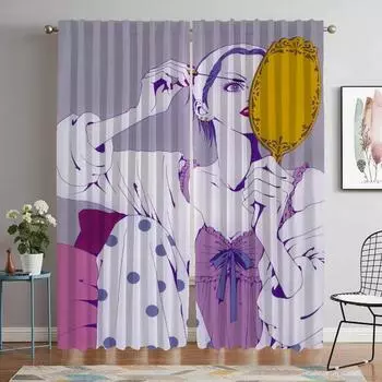 CSMY Nana Osaki Curtain оконная занавеска W50xH70cmx2pcs-CL