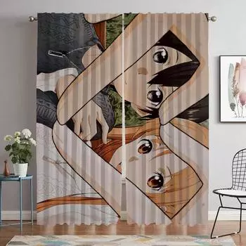 CSMY sword art online 11.30 Curtain window curtain W50xH70cmx2pcs-CL