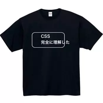 CSS Completely Understood Funny Funny Black XL Size [Oremake] T-Shirt T-Shirt