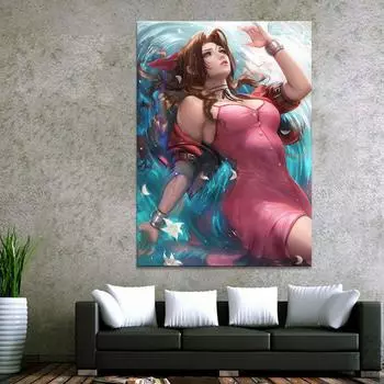 Cuadros сексуальная анимационная живопись постер для дома корейский декор комнаты печать на холсте настенный художественный декор картины маслом фото украшения 21*30cm
