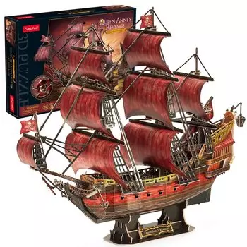 Cubic Fan Queen Revenge Limited Edition 3D Puzzle Craft Kit Paper T4040h Anne s красный