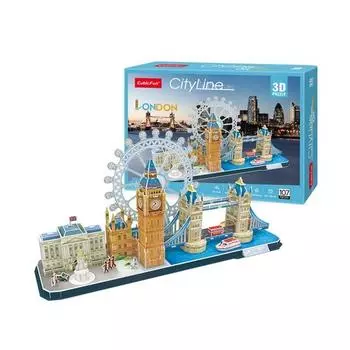 Cubic Fun London City Line Трехмерная головоломка Корея 3d головоломка
