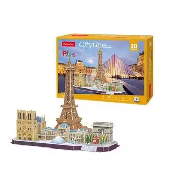 Cubic Fun Paris City Line Трехмерная головоломка Корея 3d головоломка