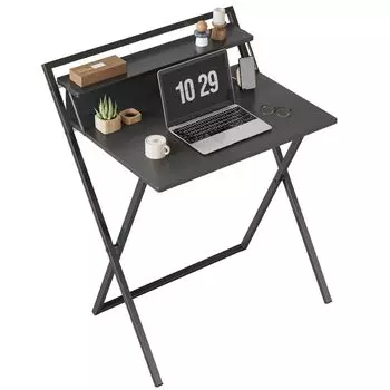 CubiCubi Складной 5 минут для наблюдения за стендом складной для изучения жизни удобный чехол для предотвращения падений ширина 60 см x глубина черный стол, сборка, в комплекте,