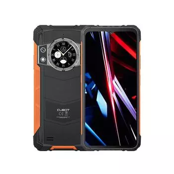 Cubot KINGKONG ACE 3, защищенный смартфон Android 14, Helio G88, 8 ГБ ОЗУ 256 ГБ ПЗУ, экран 90 Гц, двойной экран, камера 100 МП, NFC, аккумулятор 5100 мАч 8GB+256GB чёрный/оранжевый