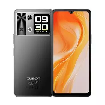 Cubot P90, Смартфон Android 15, 6,88-дюймовый экран 120 Гц, 12 ГБ ОЗУ+256 ГБ ПЗУ, MTK Helio G100 восьмиядерный, 2,2 ГГц, 64 МП, 5100 мАч, NFC, 4G телефон 12GB+256GB чёрный