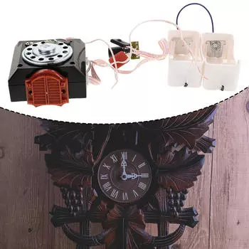 Cuckoo Wall Clock Movement Easy to Install Vintage Design Elegant Durability for DIY Professional