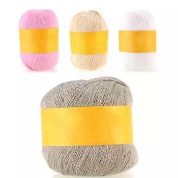 50 г изысканная шерстяная пряжа ручной вязки мягкая кашемировая пряжа для вязания крючком светло-синий