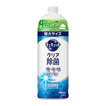 CuCute Dishwashing Detergent I can feel Also removes removes and removes Grapefruit scent refill 700ml Long-lasting foam! it! disinfects, astringency,