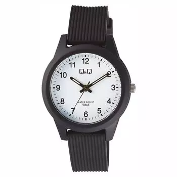 [Cue and Cue] Analog Color Watch Waterproof Urethane Belt V01A-016VK Women s Black