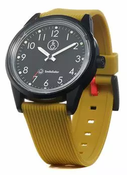 [Cue and Cue Smile Solar] Часы аналоговые солнечные водонепроницаемый уретановый ремень RP20J005 хаки