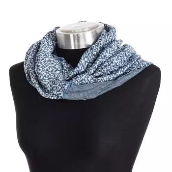 Женский принт Infinity Neck 97800 TU синий