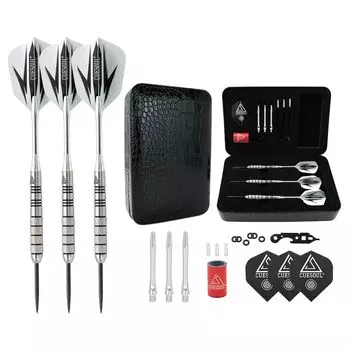 Cuesoul 28g Tungsten Steel Tip Dart Set with Luxury High Quality Case (95% Tungsten)