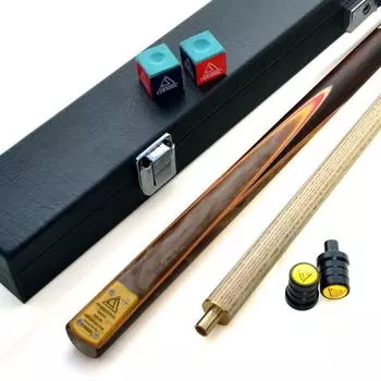 CUESOUL Hand Splice 2 Piece Joint Snooker 1 Cue Case Joint Protector 2 Chalks 57 + + + (CSSC-D420)