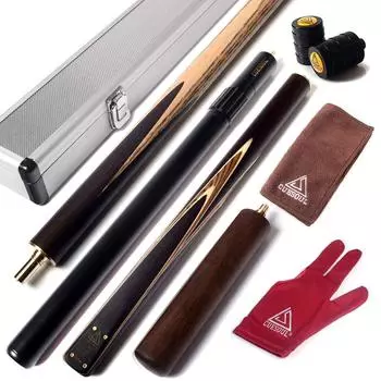 CUESOUL Handcraft Joint Snooker Cue Extension Cue Aluminum Cue Case 57 3/4 + + (D307)