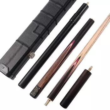 Cuesoul Handmade Piece Snooker Cue Black Cue Case Extension Cue 57 , Rosewood, 3/4 + + (CSSC012)