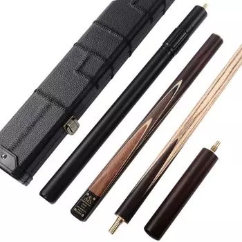 Cuesoul Handmade Piece Snooker Cue Black Cue Case Extension Cue 57 , Rosewood, 3/4 + + (CSSC013)