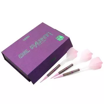 CUESOUL PINK LADY COCKTAIL 19 г Мягкий наконечник вольфрамовый дротик с масляной краской, интегрированный стержень, градация полета M 90% Набор, + (CSOP-90R19K4)