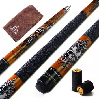 CUESOUL ROCKIN series 21oz Maple cue stick set joint protector towel 1 cue carry bag 57 + + + (G406)