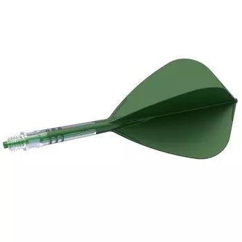 CUESOUL ROST AK57 T19 Carbon Fiber Rod Integrated Flight Kite Shape Set of 3 Dark Green Built-in (CS-AK57FZ3-3)