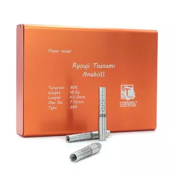 CUESOUL Ryoji Tsunami Model Anubis II Soft Chip Tungsten Set of 3 90% (CSDP-BS013-1)