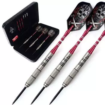 CUESOUL Tungsten Steel Tip Darts Precision Barrel 22g с высококачественным футляром премиум-класса - (90% Вольфрам)
