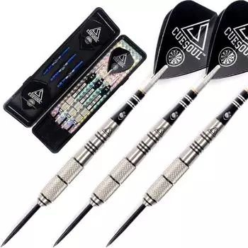 CUESOUL Tungsten Steel Tip Precise Barrels 26 Grams Darts- 90% Tungsten(CSTSSTD011-26)