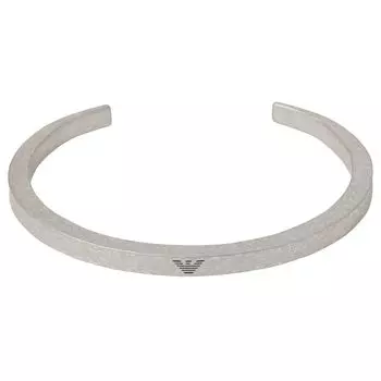 Cuff Bracelet Stainless Steel Eagle Logo Bangle Silver EGS3039040 [Emporio Armani] Men s [Item]