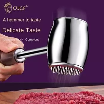 CUGF 304 Нержавеющая сталь говядина молоток для сыпучего мяса инструменты для стейка молоток для мяса молоток для мяса удар молоток для мяса